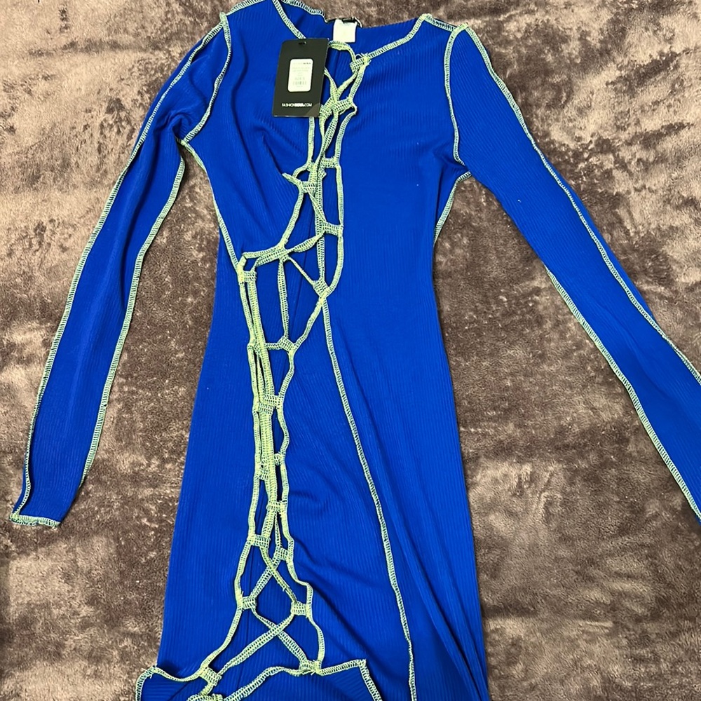 Sexy Knit Cut Out Mini Dress